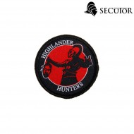 Patch Ricamata Helmet Sfondo Rosso Secutor (sr-sap0003)