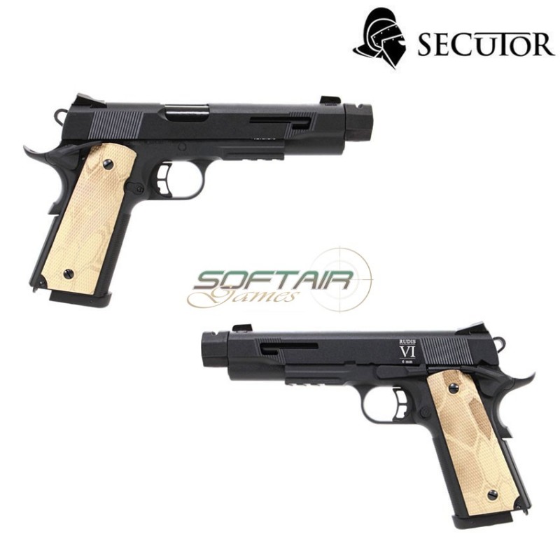 Co2 Pistol Rudis Custom Vi 1911 Nomad Secutor (sr-sar0035)