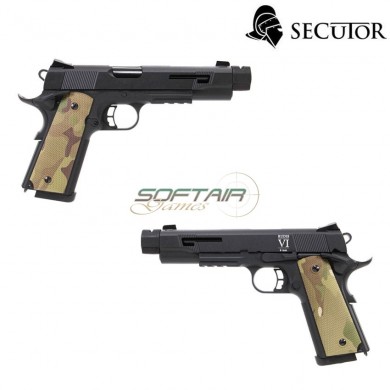 Co2 Pistol Rudis Custom Vi 1911 Multicam Secutor (sr-sar0036)