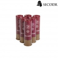 Set 6 Cartridges 28bb For Velites Shotgun Secutor (sr-sav1001)