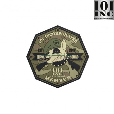 Patch 3d Pvc 101inc Hunt Squad Green 101 Inc (inc-444130-5467)