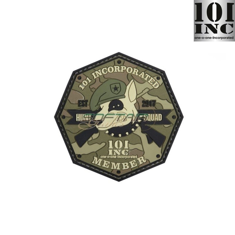 Patch 3d Pvc 101inc Hunt Squad Green 101 Inc (inc-444130-5467) Patch 3d Pvc 101inc Hunt Squad Green 101 Inc (inc-444130-5467)