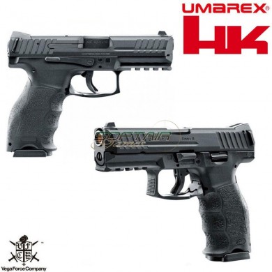 Gas Pistol Heckler & Koch Vp9 Black Blowback Umarex (um-2.6334)