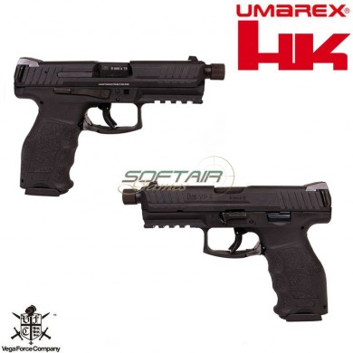 Gas Pistol Heckler & Koch Vp9 Tactical Black Blowback Umarex (um-2.6366)