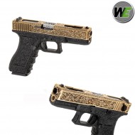 Pistola A Gas Glock G18 Etched Scarrellante We (we-we00210/22295)