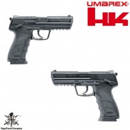 Pistola A Gas Heckler & Koch Hk45 Black Scarrellante Umarex (um-23638)