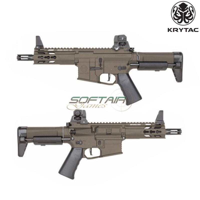 Fucile Elettrico Trident Mk2 Pdw Dark Earth Krytac (kry-tri-mk2-pdw-de)