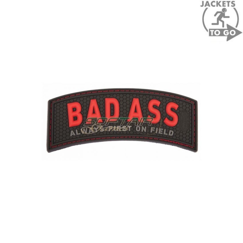 Patch 3d Pvc Bad Ass Jacket To Go (jtg-23885) Patch 3d Pvc Bad Ass Jacket To Go (jtg-23885)