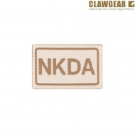 Embroidered Low Visibility Patch Nkda Desert Claw Gear (cwg-18429)