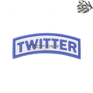 Patch 3d Pvc Twitter Frog Industries® (fi-024476)