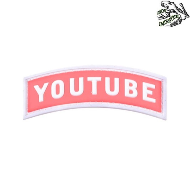 Patch 3d Pvc Youtube Frog Industries® (fi-024477)