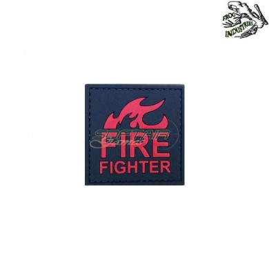 Patch 3d Pvc Fire Fighter Frog Industries® (fi-004693)