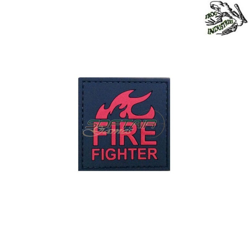 Patch 3d Pvc Fire Fighter Frog Industries® (fi-004693) Patch 3d Pvc Fire Fighter Frog Industries® (fi-004693)