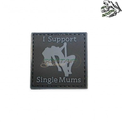 Patch 3d Pvc Beer I Support Single Mums Frog Industries® (fi-004703)