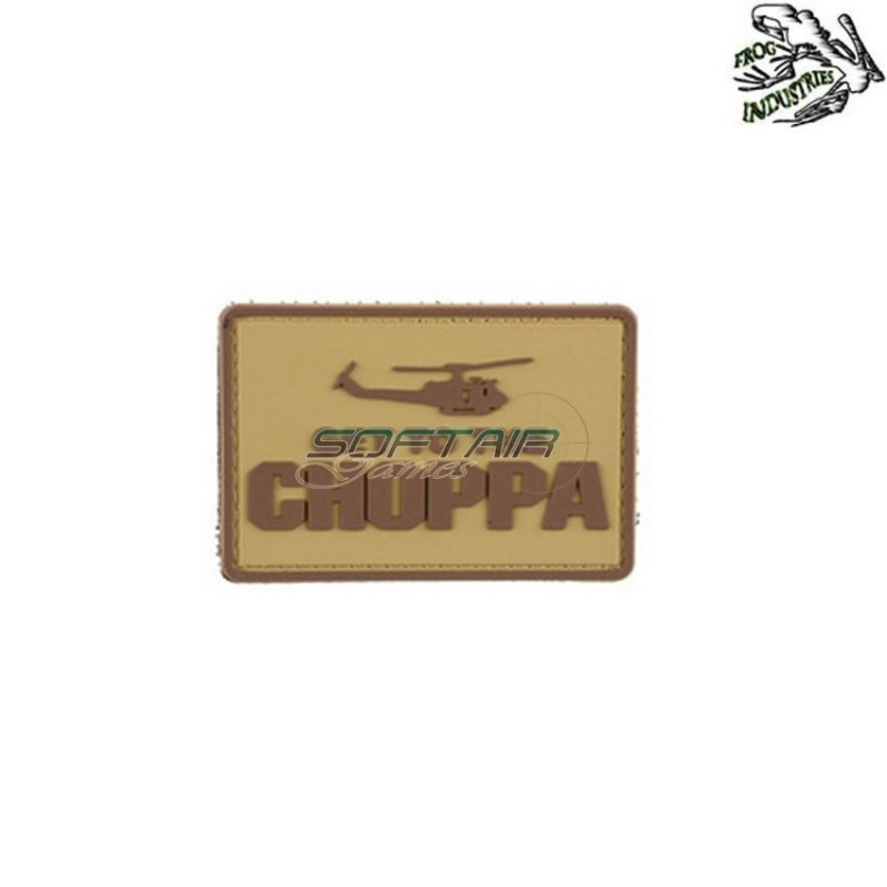 Patch 3d Pvc Get To The Choppa Tan Frog Industries® (fi-018032) Patch 3d Pvc Get To The Choppa Tan Frog Industries® (fi-018032)