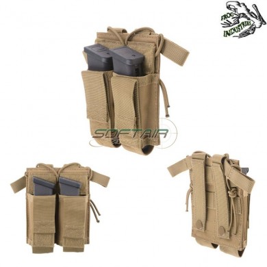 Double Fast Magazines Pouch Mp5/pistol Coyote Frog Industries® (fi-018846-tan)