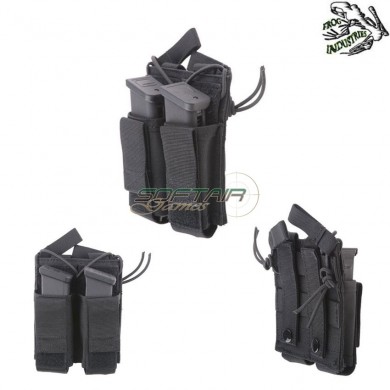 Double Fast Magazines Pouch Mp5/pistol Black Frog Industries® (fi-018847-bk)