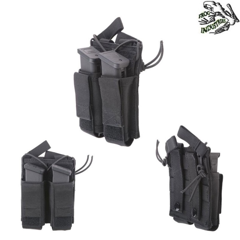 Tasca Doppia Fast Caricatori Mp5/pistola Black Frog Industries® (fi-018847-bk)