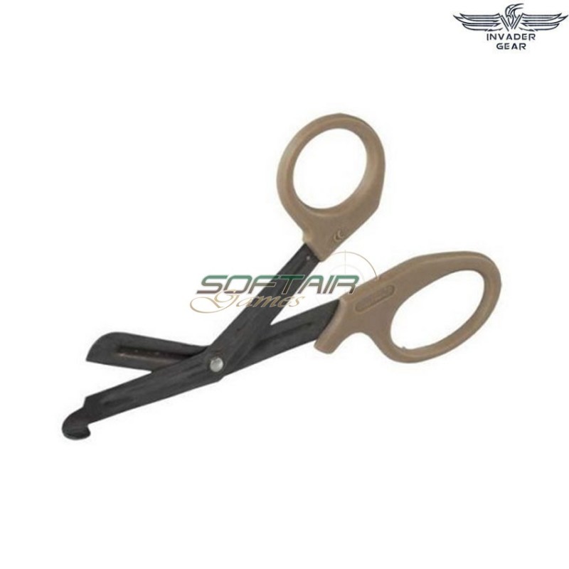Trauma Shears Tan Invader Gear (ig-16963) Trauma Shears Tan Invader Gear (ig-16963)