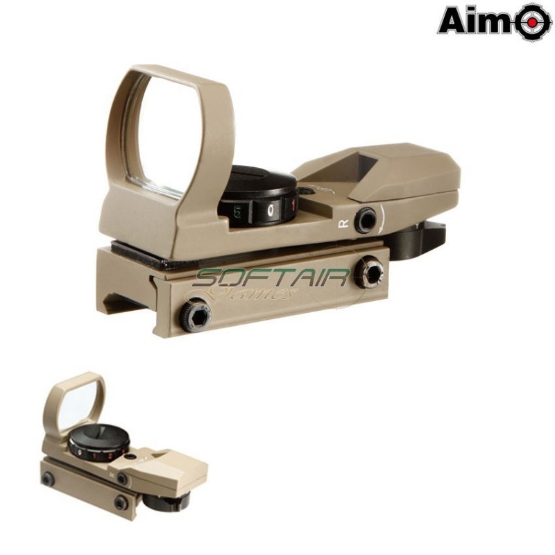 Olografico Dark Earth Red/green Dot Multi Reticolo Aim-o (ao3015-de)