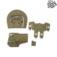 Full Set Cqc Glock Holster Dark Earth Frog Industries (fi-hgl-t)