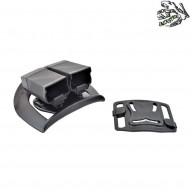 Rigid Holster Glock Magazines Black Double System Frog Industries® (fi-hglcar-b)