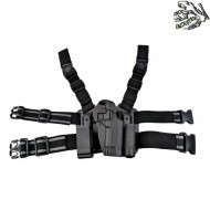 Rigid Holster Set M92 Black Frog Industries® (fi-hkit-m9-b)