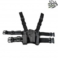 Rigid Holster Set Glock Black Frog Industries® (fi-hkit-gl-b)