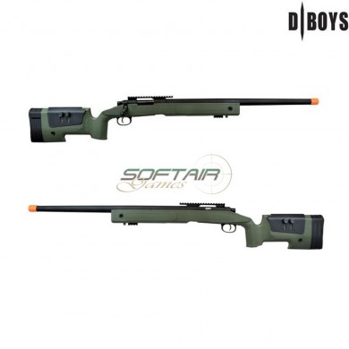 Fucile A Molla Sniper M40a3 Verde Dboys (829v)