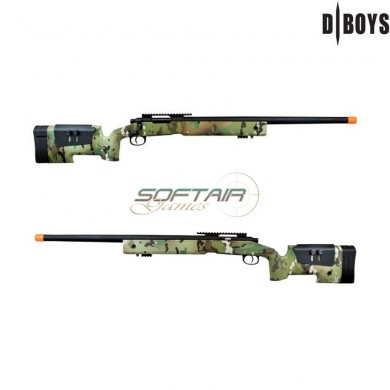 Fucile A Molla Sniper M40a3 Multicam Dboys (829mc)