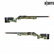 Fucile A Molla Sniper M40a3 Multicam Dboys (829mc)