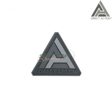 Patch Pvc Logo Da Grey Direct Action® (da-pa-dalg-pvc-blk)