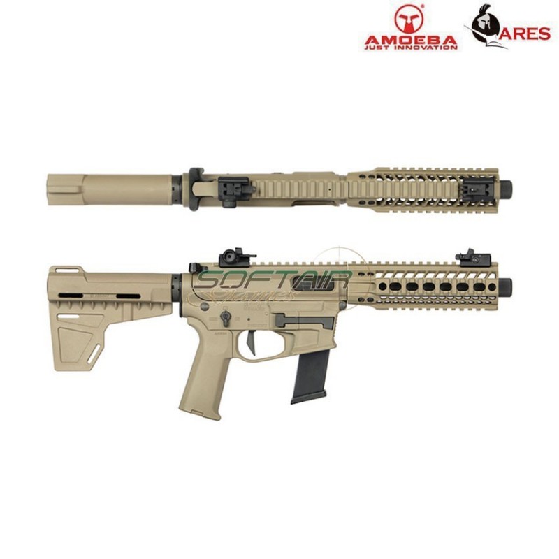 Fucile Elettrico M4 45 Pistol S-class L Dark Earth Amoeba Ares (ar-m45-lt)