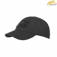 Cappello Baseball Folding Black Polycotton Ripstop Helikon-tex® (ht-cz-bbf-pr-01)