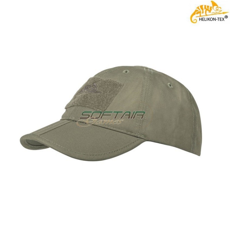 Baseball Folding Cap Adaptive Green Polycotton Ripstop Helikon-tex® (ht-cz-bbf-pr-12)