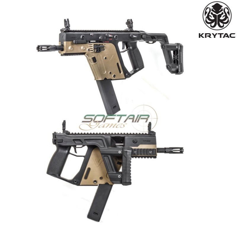 Mitraglietta Elettrica Aeg Smg Kriss Vector Two Tone Krytac® (kry-kriss-aeg-tt)