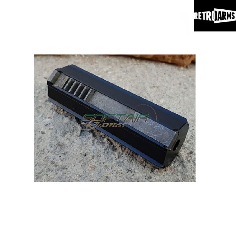 Pistone In Pom 8 Denti In Acciaio Retroarms (ra-7226)