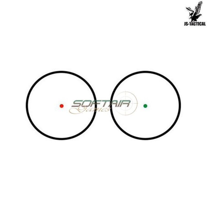 Tactical Dot M4 Type Black W/laser Red Js Tactical (js-hd30r)