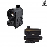 Dot T043 Type Black W/laser Red Js Tactical (js-hd22x) Dot T043 Type Black W/laser Red Js Tactical (js-hd22x)