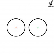 Dot T043 Type Black C/laser Rosso Js Tactical (js-hd22x) Dot T043 Type Black C/laser Rosso Js Tactical (js-hd22x)