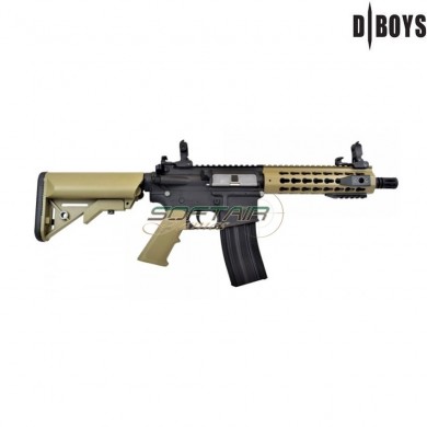 Fucile Elettrico M4 Keymod 8" Black/tan Dboys (1281bt)