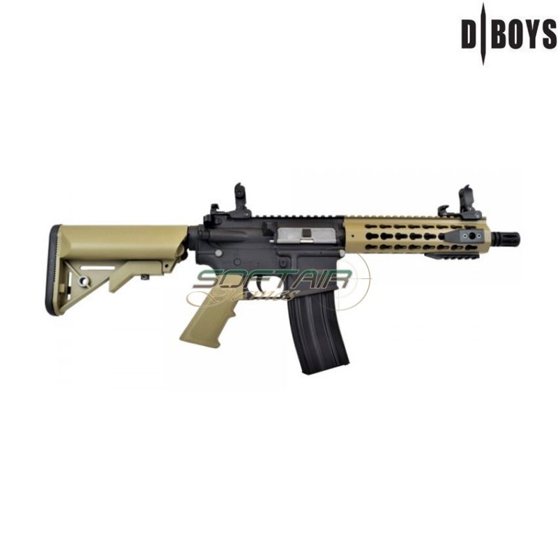 Electric Rifle M4 Keymod 8" Black/tan Dboys (1281bt)
