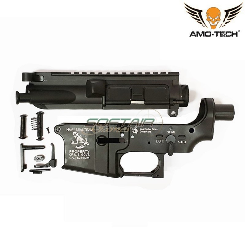 Body In Metallo Black Skull Frog Amo-tech® (amt-57)