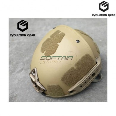 Helmet Af W/cp Authrized Rail Dark Earth Evolution Gear® (evg-080-de)