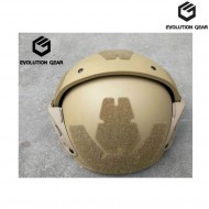 Helmet Af W/cp Authrized Rail Dark Earth Evolution Gear® (evg-080-de)