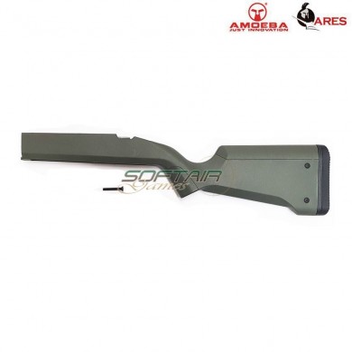 Stock Olive Drab For Sniper Striker Amoeba Ares (ar-as-1-od)