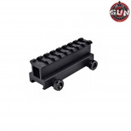 Flat Top Slitta Di Rialzo Da 25mm Black Gun Five (gf-js-s16)