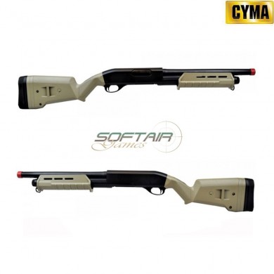 Spring Shotgun 355 Type Two Tone Polymer Cyma (cm-cm355t)