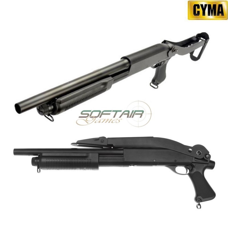 Spring Shotgun 352 Medium Folding Type Black Full Metal Cyma (cm-cm352m) Spring Shotgun 352 Medium Folding Type Black Full Metal Cyma (cm-cm352m)
