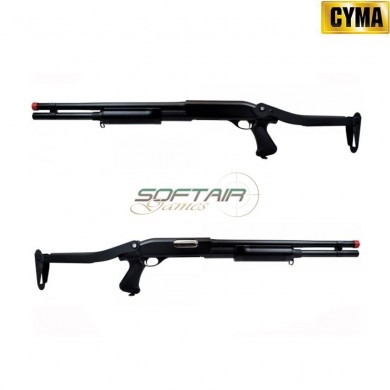 Spring Shotgun 352 Long Folding Type Black Full Metal Cyma (cm-cm352lm)